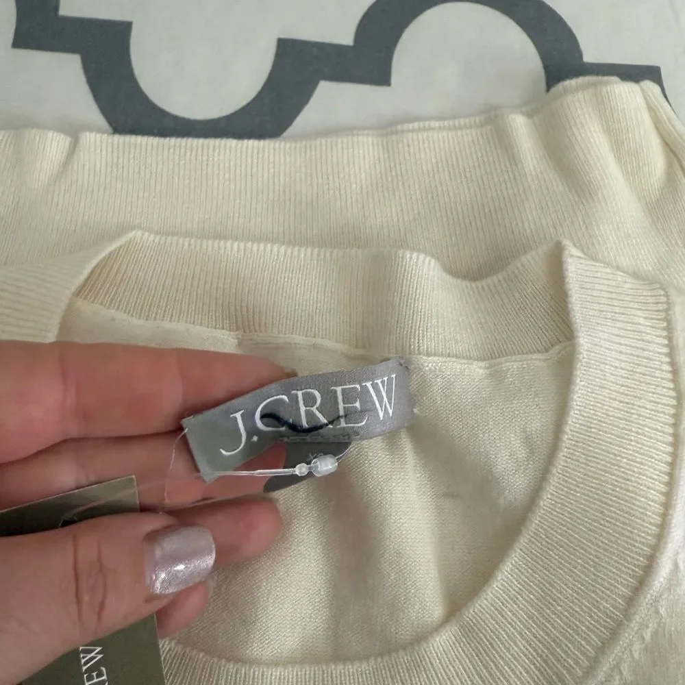 J.Crew Shrunken  lyocell-blend T-shirt NWT Size XS